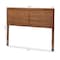 Baxton Studio Raya Mid-Century Walnut Brown Finished Wood Full Size Headboard 156-9419 - alternate 5